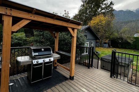 Outdoor patios and oasis